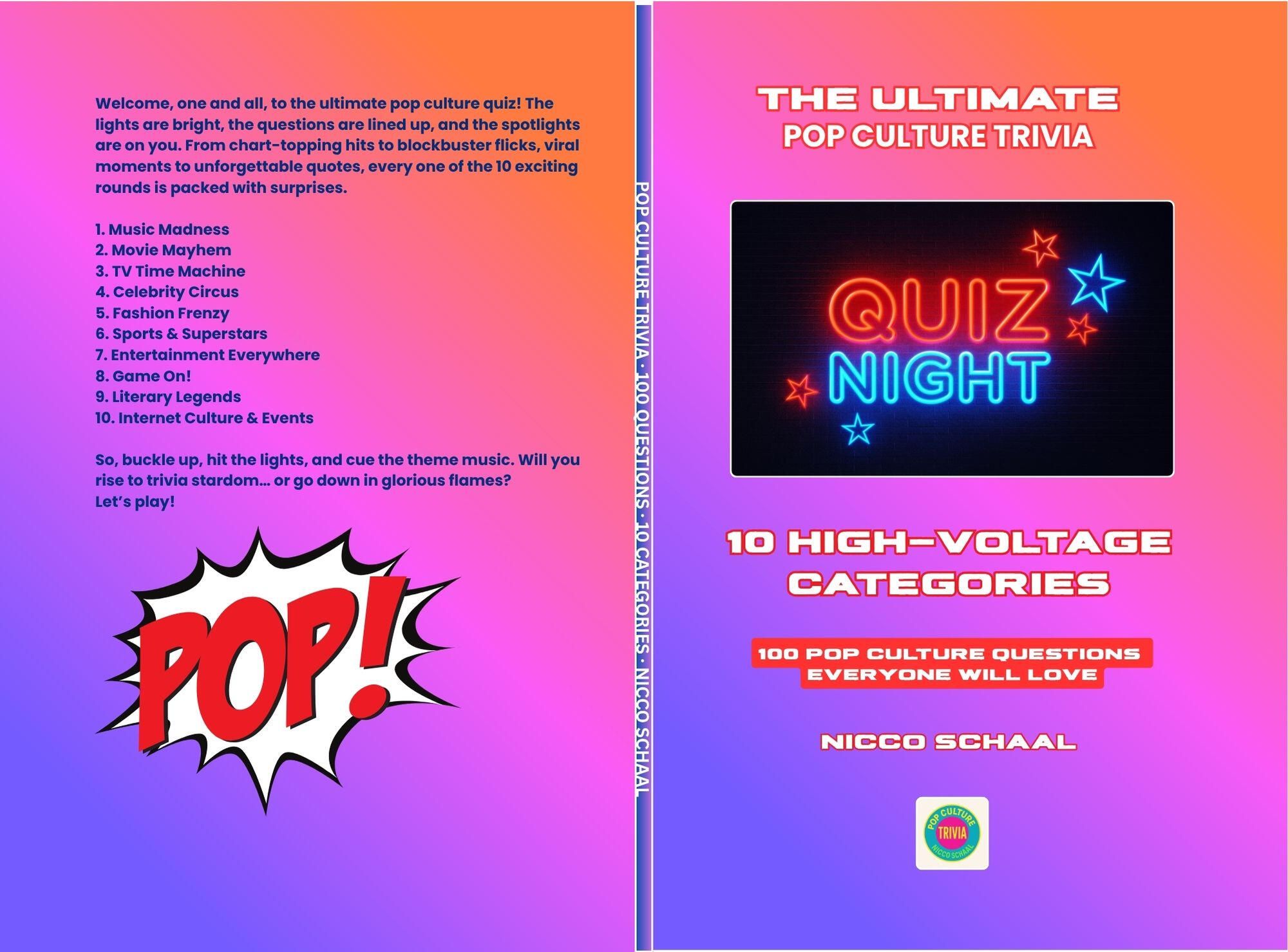Photo of the ultimate pop culture trivia book.