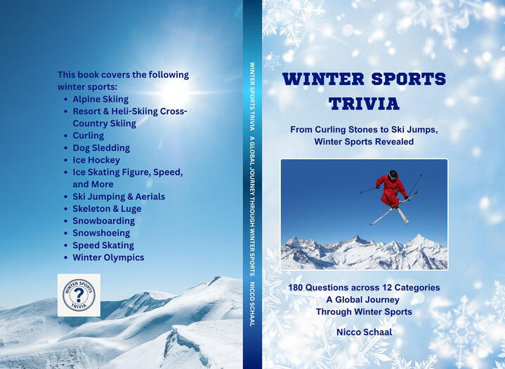 Winter Sports Trivia Hardcover Book Image.