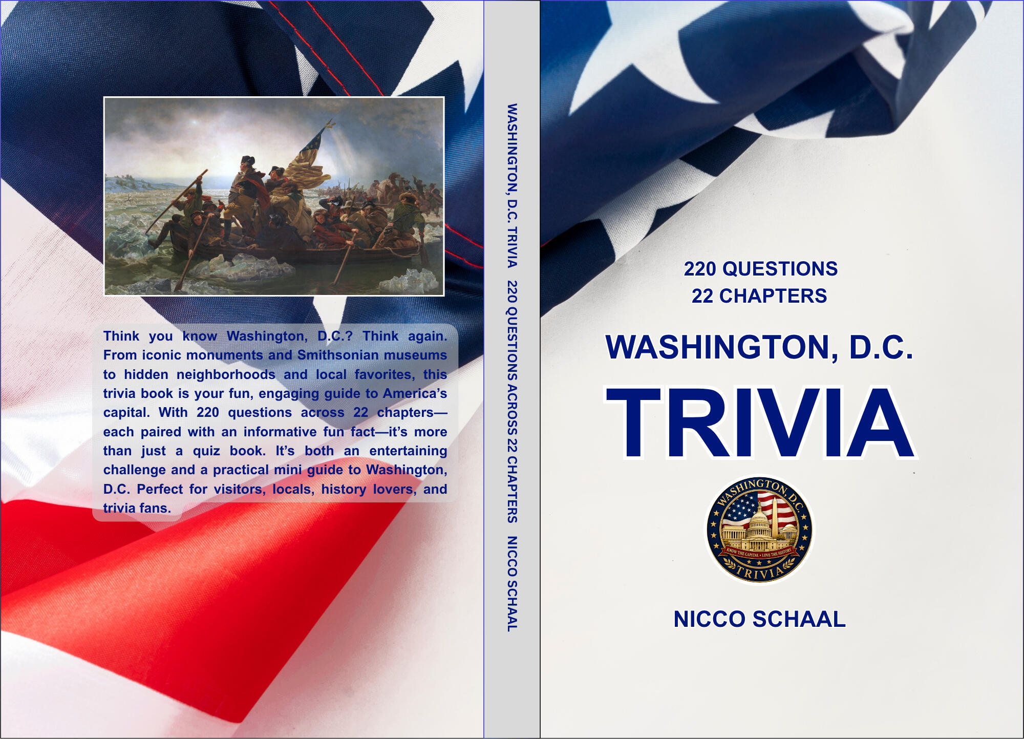 golden State Trivia Book cover for a Hardcover by Nicco Schaal.